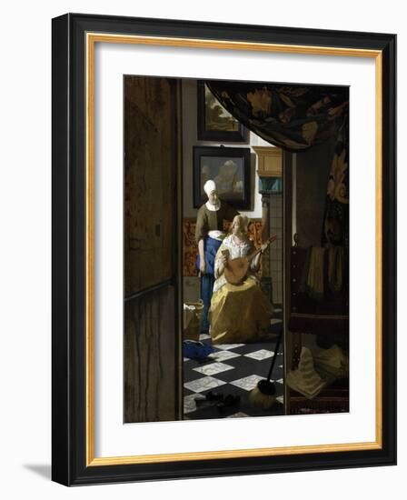 The Love Letter-Johannes Vermeer-Framed Giclee Print