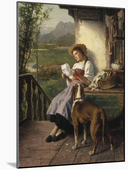 The Love Letter-Theodore Gerard-Mounted Giclee Print