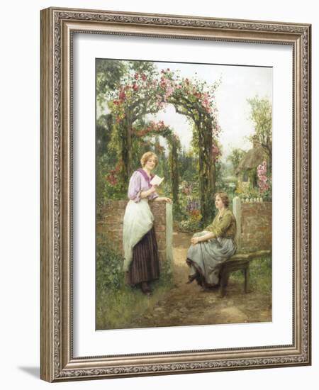 The Love Letter-Henry John Yeend King-Framed Giclee Print