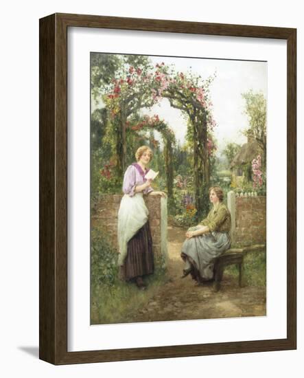 The Love Letter-Henry John Yeend King-Framed Giclee Print