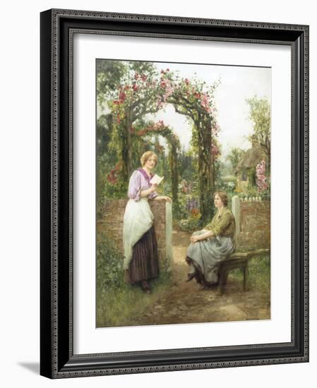 The Love Letter-Henry John Yeend King-Framed Giclee Print