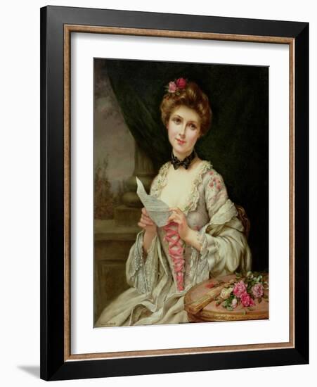 The Love Letter-Francois Martin-kavel-Framed Giclee Print