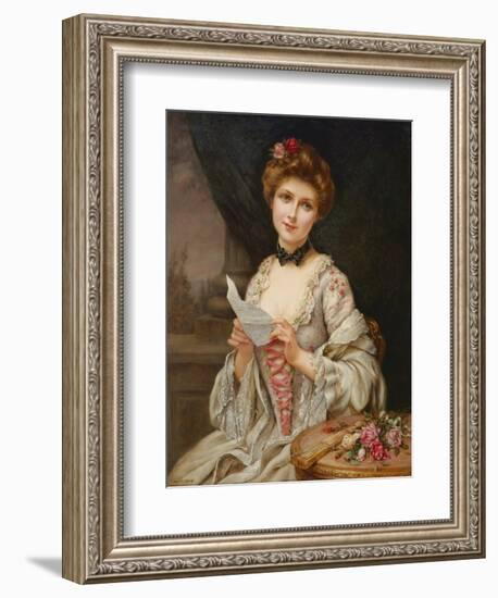 The Love Letter-Francois Martin-kavel-Framed Giclee Print