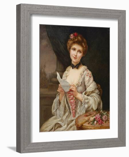 The Love Letter-Francois Martin-kavel-Framed Giclee Print