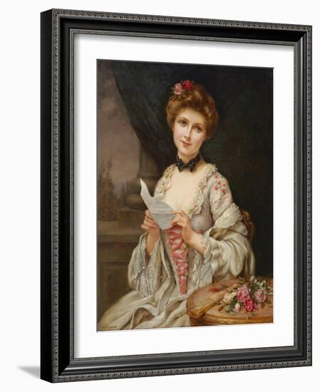 The Love Letter-Francois Martin-kavel-Framed Giclee Print