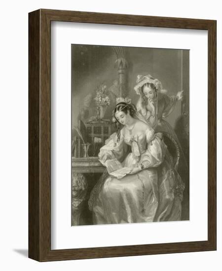 The Love Letter-Edward Henry Corbould-Framed Giclee Print