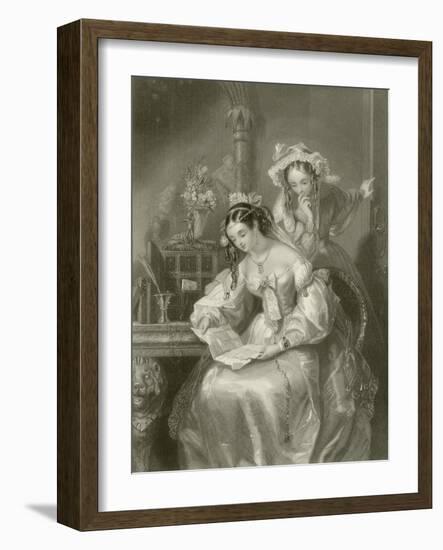 The Love Letter-Edward Henry Corbould-Framed Giclee Print