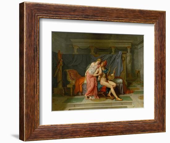 The Love of Paris and Helen-Jacques-Louis David-Framed Giclee Print