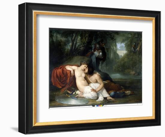 The Love of Renaud and Armide Illustration of a Scene of “La Jerusalem Delivree” (La Gerusalemme Li-Francesco Hayez-Framed Giclee Print