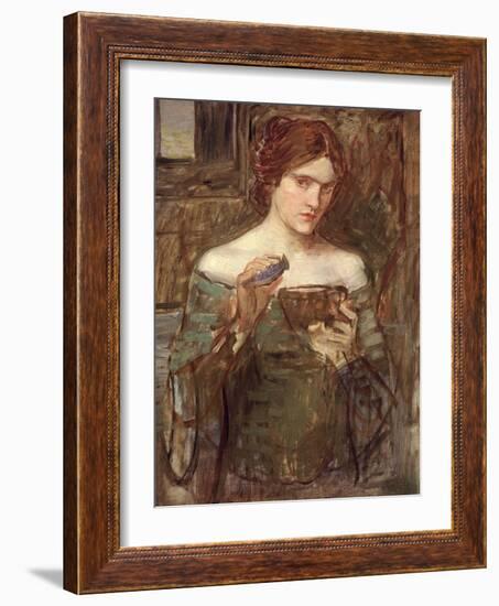 The Love Philtre, c.1913-14-John William Waterhouse-Framed Giclee Print