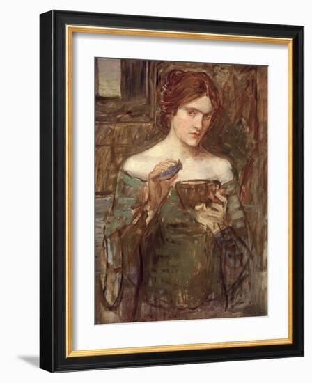 The Love Philtre, c.1913-14-John William Waterhouse-Framed Giclee Print