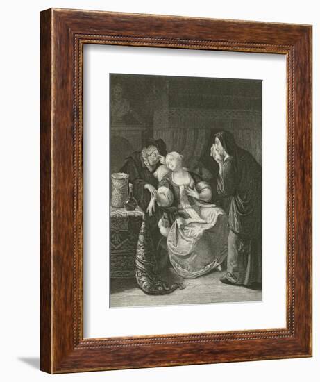 The Love Sick Maid-null-Framed Giclee Print