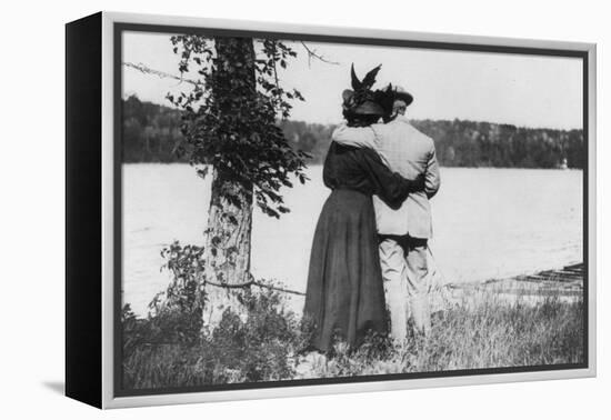 The Lover's Retreat-null-Framed Stretched Canvas