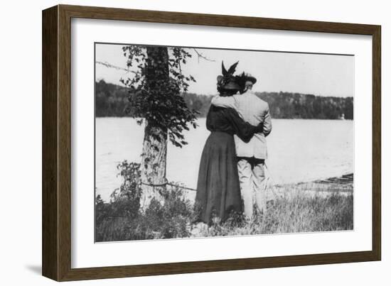 The Lover's Retreat-null-Framed Art Print