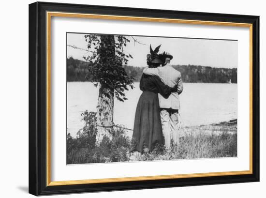 The Lover's Retreat-null-Framed Art Print