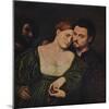 'The Lovers', 1525-1530 (c1940)-Paris Bordone-Mounted Giclee Print