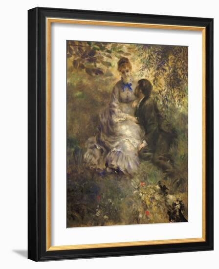 The Lovers, 1875-Pierre-Auguste Renoir-Framed Giclee Print