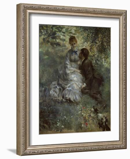 The Lovers, 1875-Pierre-Auguste Renoir-Framed Giclee Print