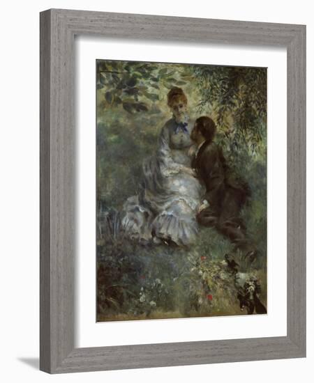 The Lovers, 1875-Pierre-Auguste Renoir-Framed Giclee Print