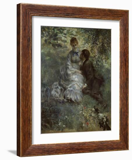 The Lovers, 1875-Pierre-Auguste Renoir-Framed Giclee Print