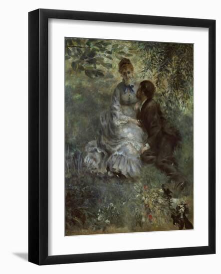 The Lovers, 1875-Pierre-Auguste Renoir-Framed Giclee Print