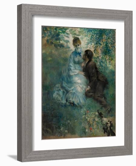 The Lovers, 1875-Pierre Auguste Renoir-Framed Giclee Print