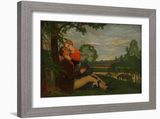 The Lovers, 1920-Konstantin Andreyevich Somov-Framed Giclee Print