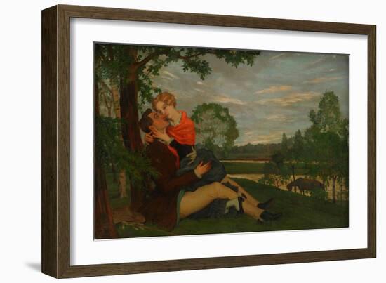 The Lovers, 1920-Konstantin Andreyevich Somov-Framed Giclee Print