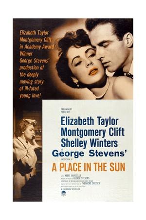 The Lovers 1951 A Place In The Sun Directed By George Stevens Giclee Print Art Com