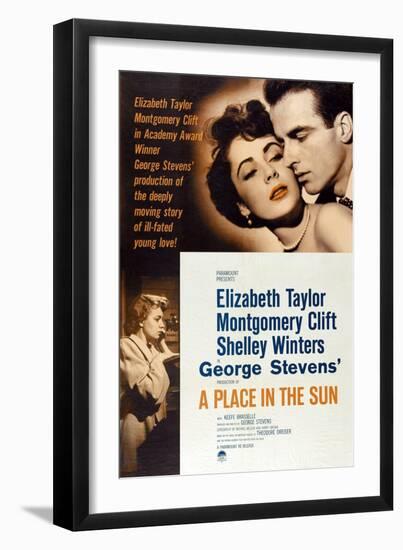 The Lovers, 1951, "A Place In the Sun" Directed by George Stevens-null-Framed Giclee Print