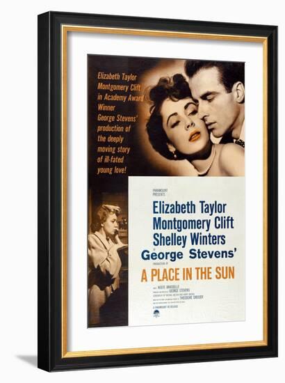 The Lovers, 1951, "A Place In the Sun" Directed by George Stevens-null-Framed Giclee Print