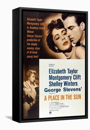 The Lovers, 1951, "A Place In the Sun" Directed by George Stevens-null-Framed Premier Image Canvas