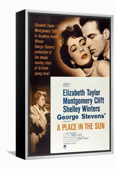 The Lovers, 1951, "A Place In the Sun" Directed by George Stevens-null-Framed Premier Image Canvas