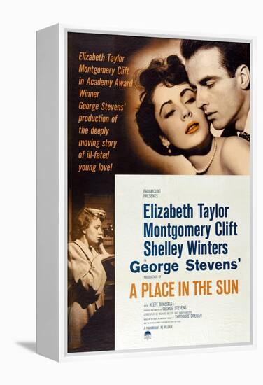 The Lovers, 1951, "A Place In the Sun" Directed by George Stevens-null-Framed Premier Image Canvas