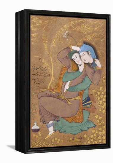 The Lovers, c.1630-Riza-i Abbasi-Framed Premier Image Canvas