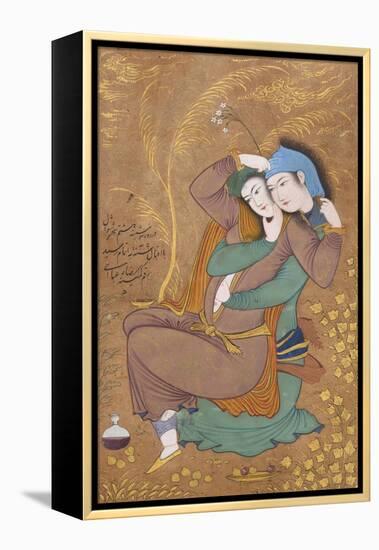 The Lovers, c.1630-Riza-i Abbasi-Framed Premier Image Canvas