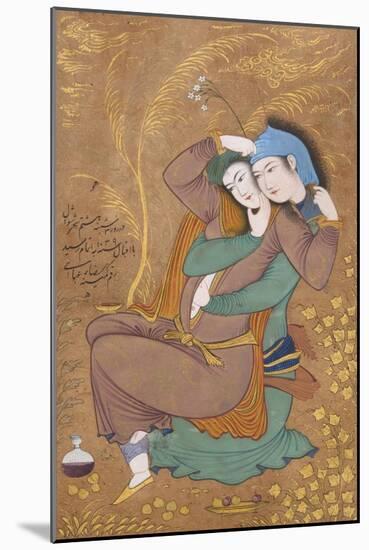 The Lovers, c.1630-Riza-i Abbasi-Mounted Giclee Print