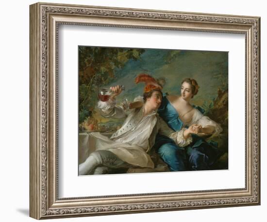 The Lovers (Chivalric Scene), 1744-Jean-Marc Nattier-Framed Giclee Print