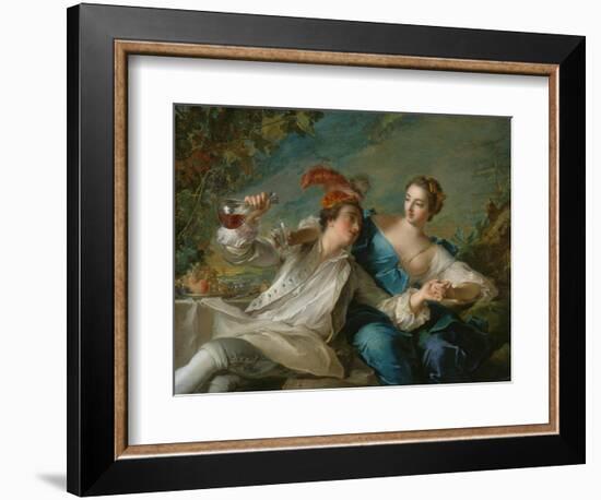 The Lovers (Chivalric Scene), 1744-Jean-Marc Nattier-Framed Giclee Print