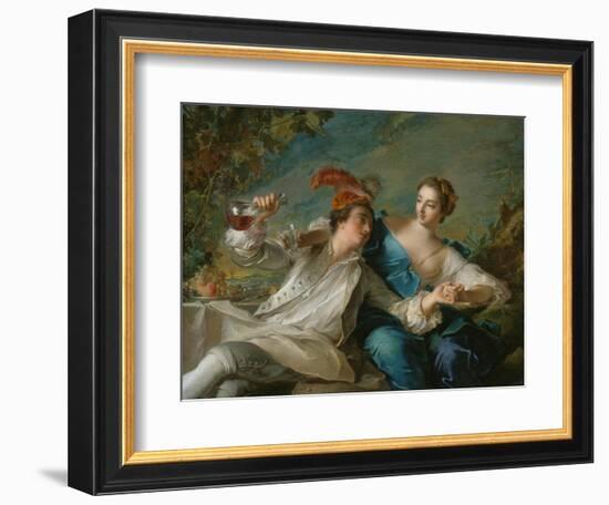 The Lovers (Chivalric Scene), 1744-Jean-Marc Nattier-Framed Giclee Print