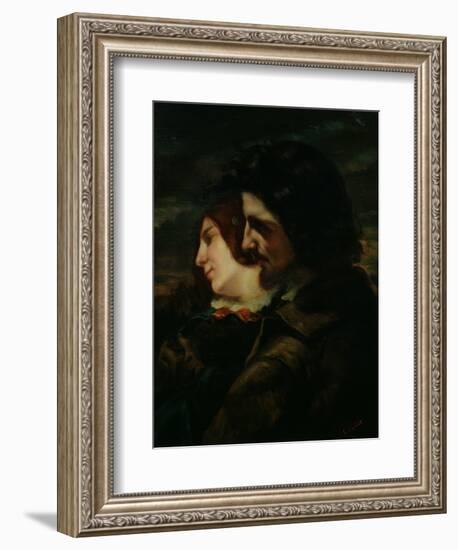 The Lovers in the Countryside, after 1844-Gustave Courbet-Framed Giclee Print