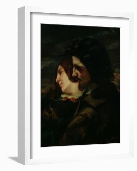 The Lovers in the Countryside, after 1844-Gustave Courbet-Framed Giclee Print