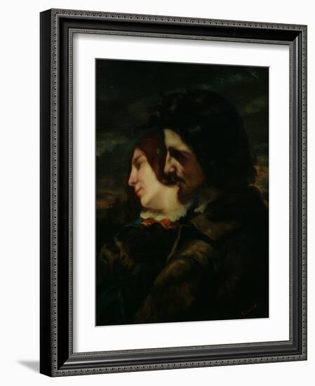 The Lovers in the Countryside, after 1844-Gustave Courbet-Framed Giclee Print