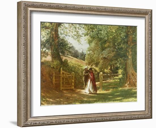 The Lovers' Tryst-Richard Redgrave-Framed Giclee Print