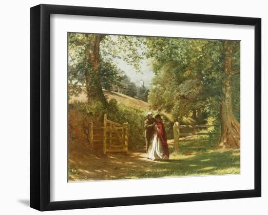 The Lovers' Tryst-Richard Redgrave-Framed Giclee Print
