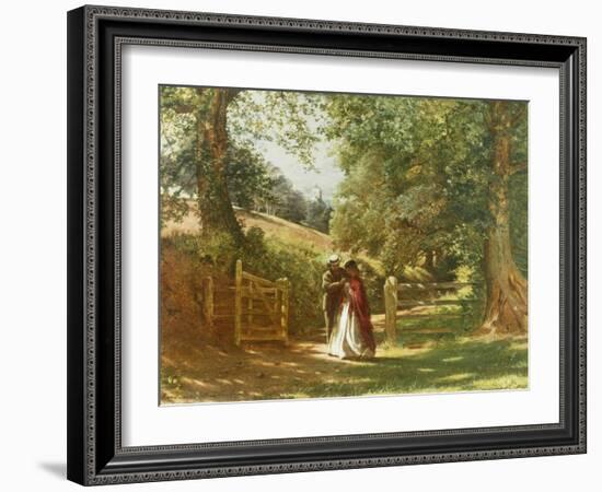 The Lovers' Tryst-Richard Redgrave-Framed Giclee Print