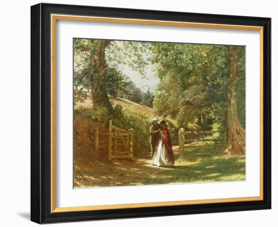 The Lovers' Tryst-Richard Redgrave-Framed Giclee Print