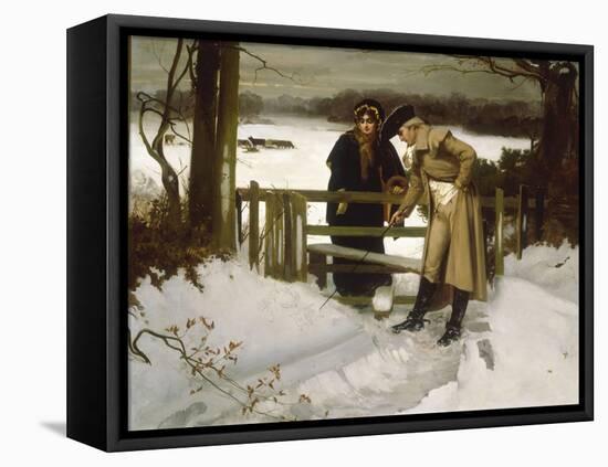 The Lovers Vow' (Scene c.1800)-William Holyoake-Framed Premier Image Canvas