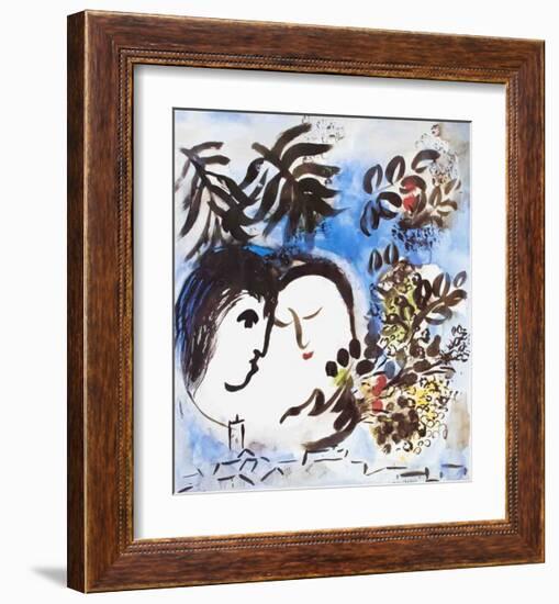 The Lovers-Marc Chagall-Framed Art Print