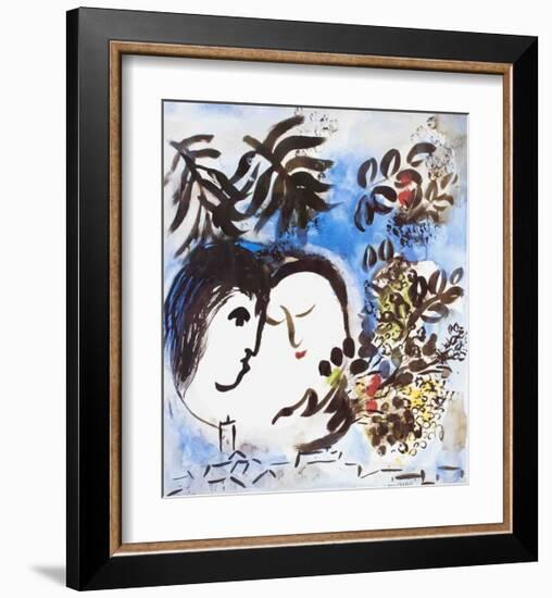 The Lovers-Marc Chagall-Framed Art Print